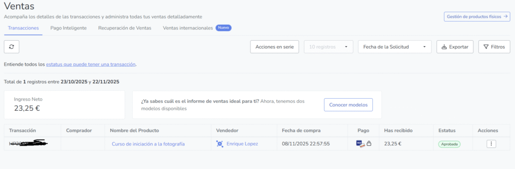 PRIMERA COMISIÓN EN PARTNER360