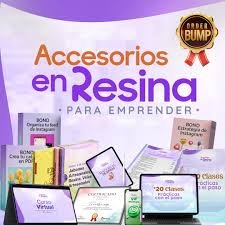 Accesorios en resina para emprender