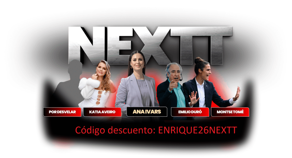 Código descuento cupón promocional Evento Nextt ENRIQUE26NEXTT