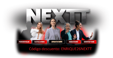 Código descuento cupón promocional Evento Nextt ENRIQUE26NEXTT