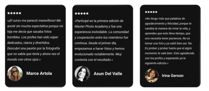 opinión masterphoto academy