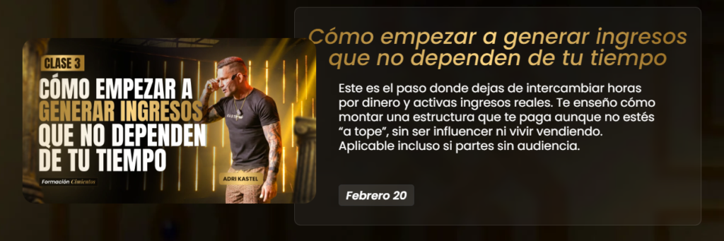 adri kastel cimientos clase gratuita