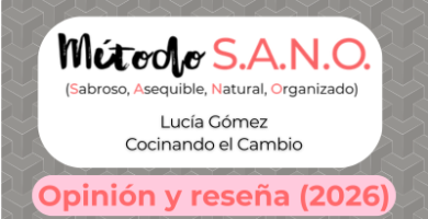 Método Sano de Lucía Gomez cocinando el cambio