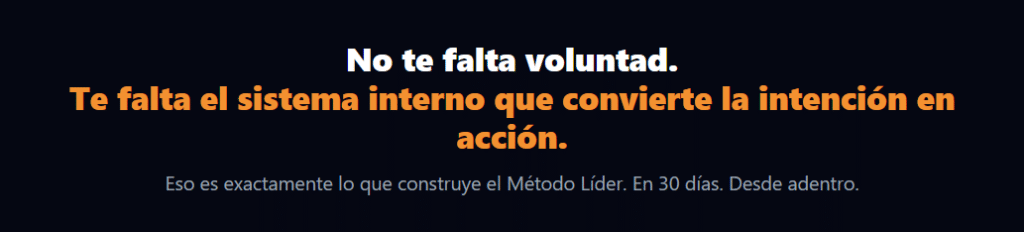 metodo lider irene albacete